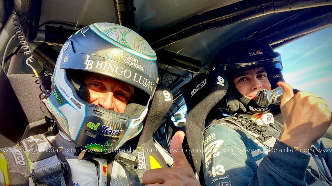 Domínguez y Peñate con un Toyota GR Yaris Rally2 en el RACC