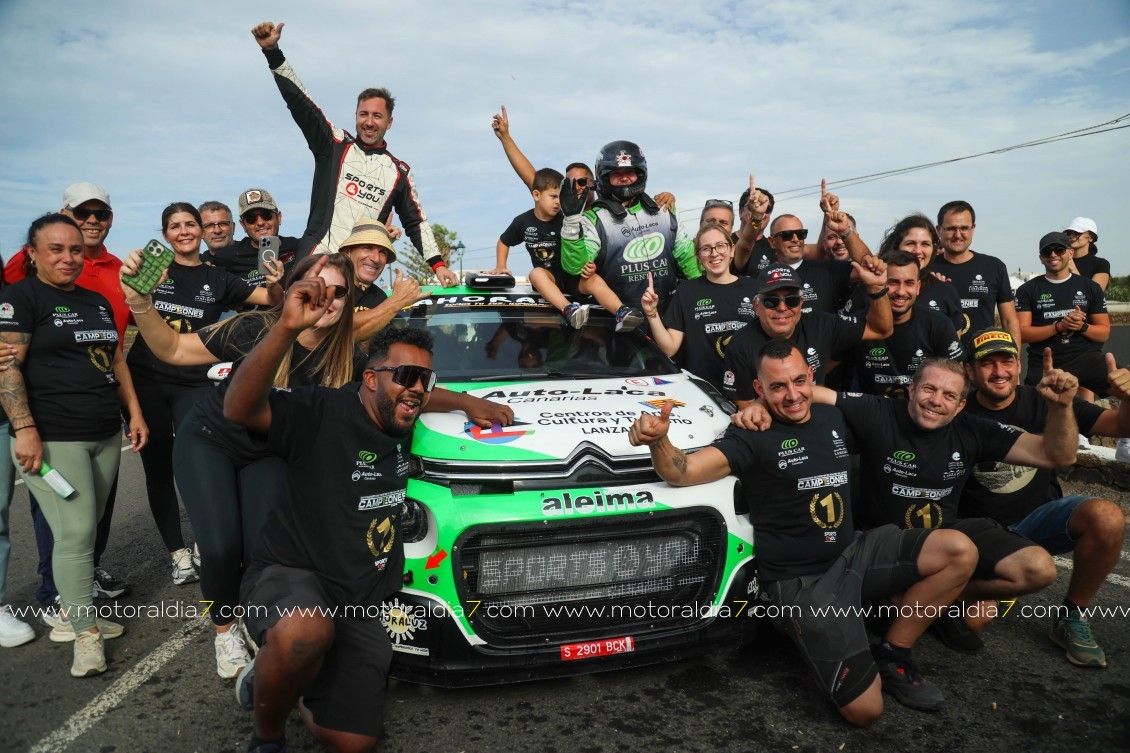 Yeray Lemes-Aitor Cambeiro, ganaron en Lanzarote y ganaron los títulos