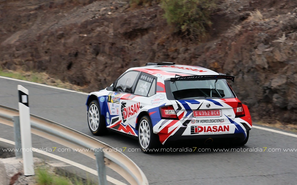 Ayoze Benítez y Patricia González, ganadores en el Rallysprint Era del Cardón 2024.