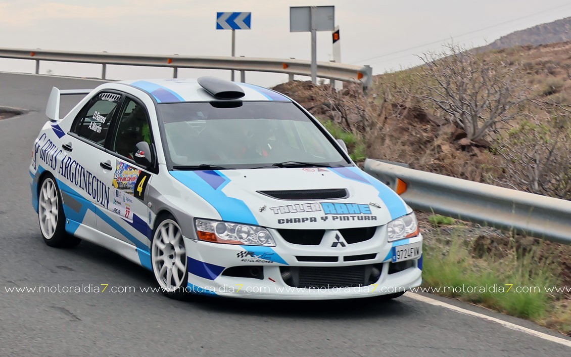 Ayoze Benítez y Patricia González, ganadores en el Rallysprint Era del Cardón 2024.