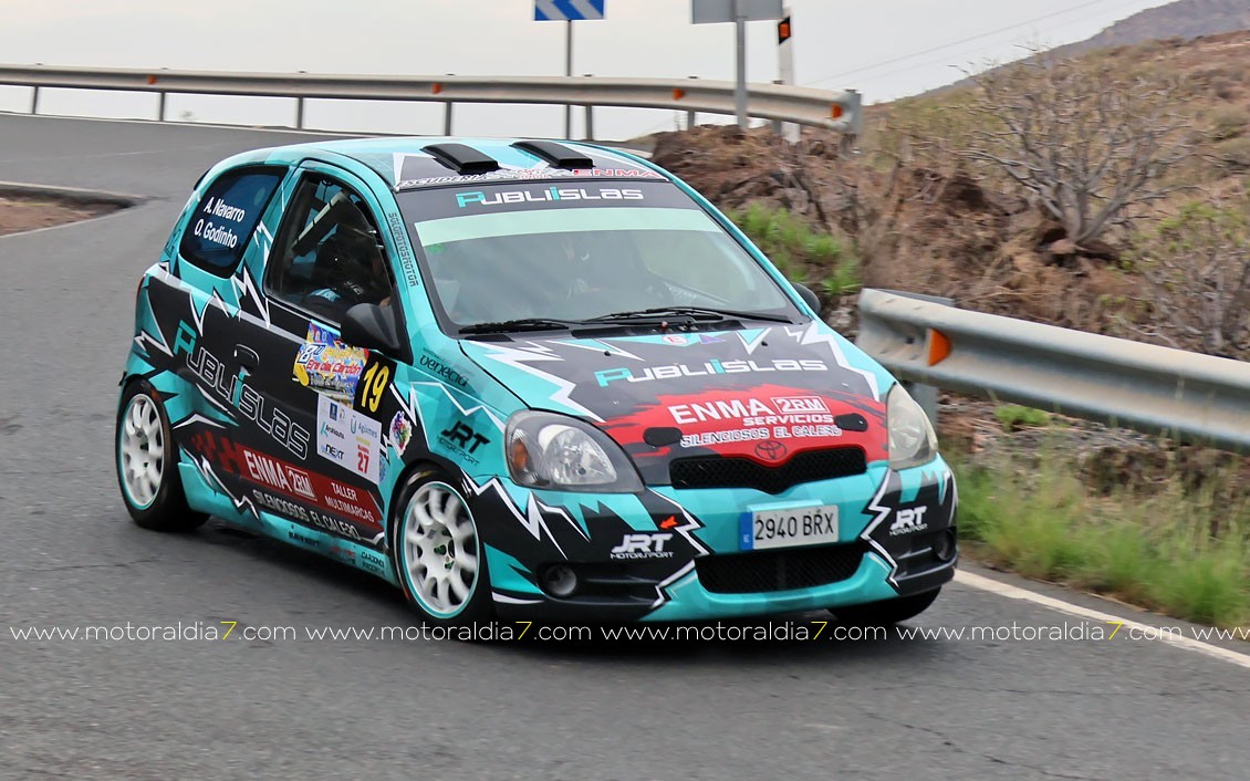 Ayoze Benítez y Patricia González, ganadores en el Rallysprint Era del Cardón 2024.