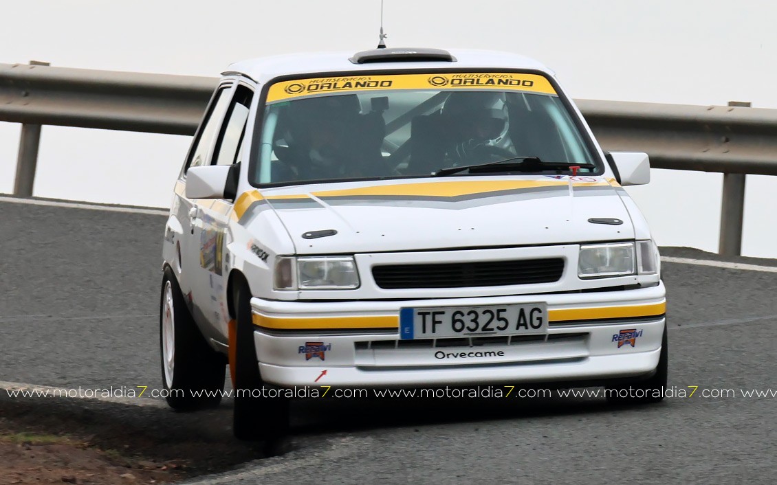 Ayoze Benítez y Patricia González, ganadores en el Rallysprint Era del Cardón 2024.