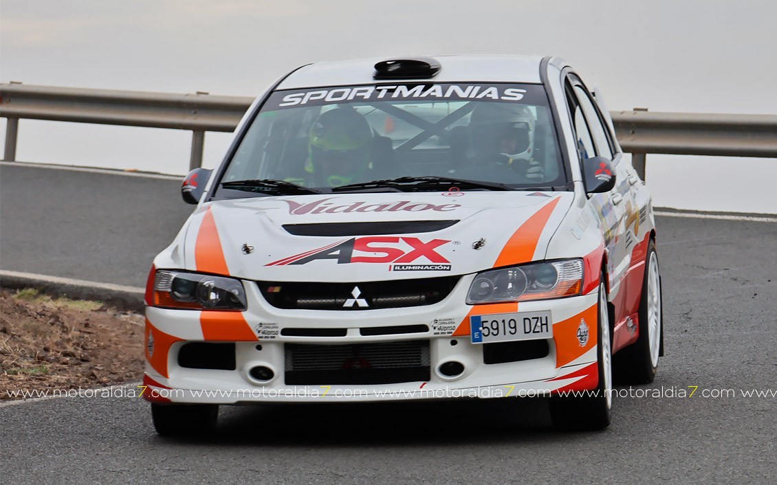 Ayoze Benítez y Patricia González, ganadores en el Rallysprint Era del Cardón 2024.