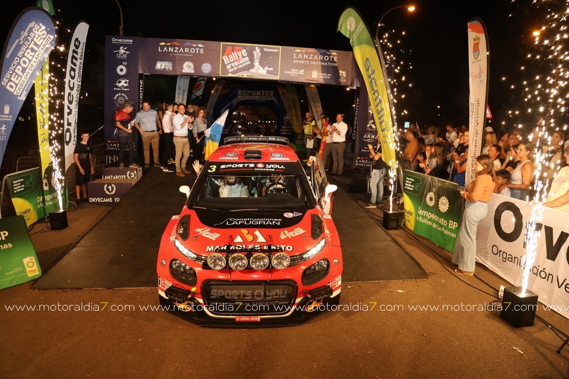 El 46º Rally Isla de Lanzarote pondrá en marcha el CCRA 2025