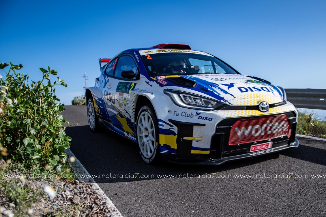 Jorge Cagiao líder del Rally Villa de Adeje