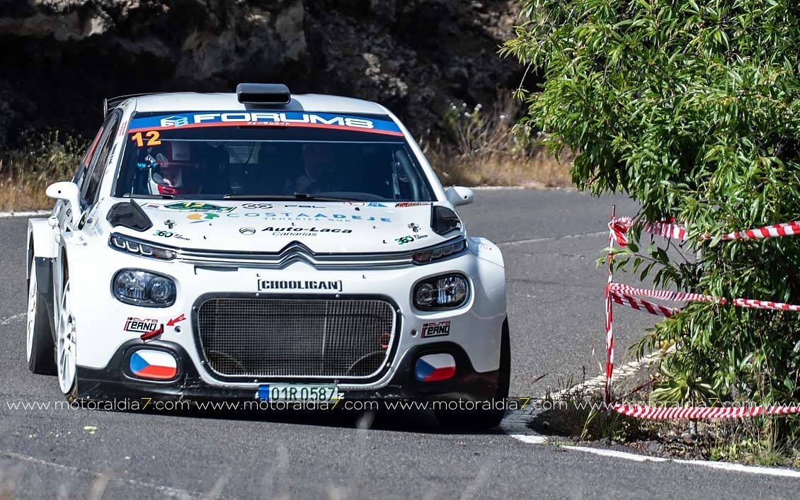 Jorge Cagiao líder del Rally Villa de Adeje