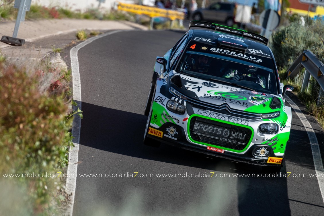 Jorge Cagiao líder del Rally Villa de Adeje