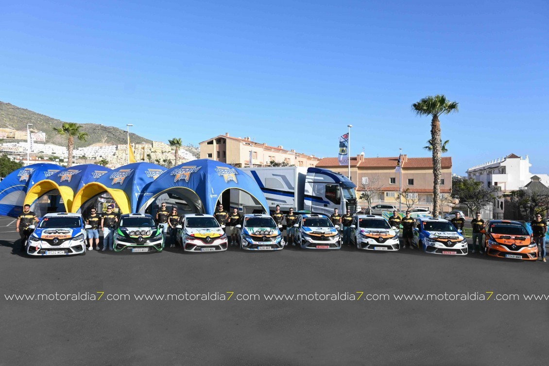 Jesús Pérez debuta con victoria en la Clio Trophy Canarias