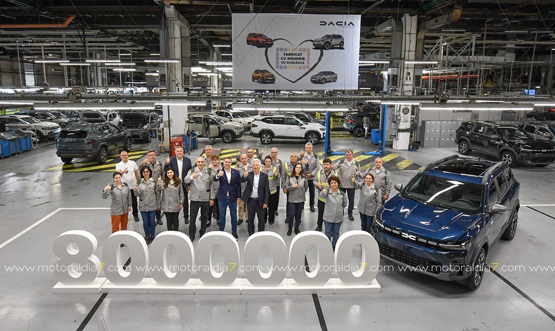 Dacia alcanza los 8 millones de unidades producidas