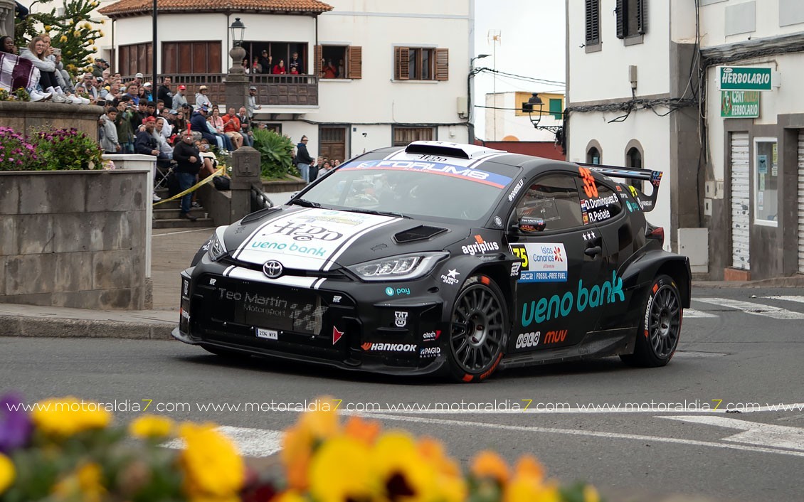 Rogelio Peñate en el Rally de Cerdeña - Italia