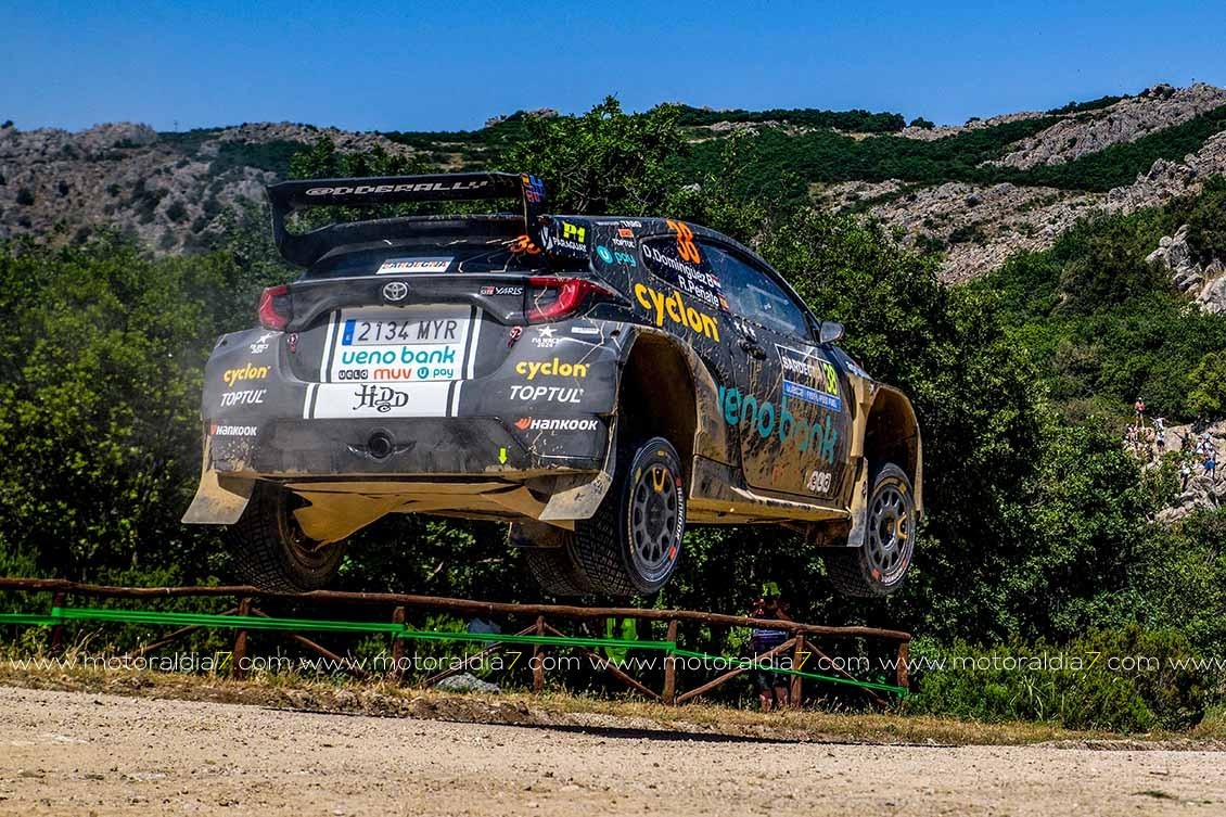 Domínguez y Peñate concluye el exigente Rally Italia-Cerdeña