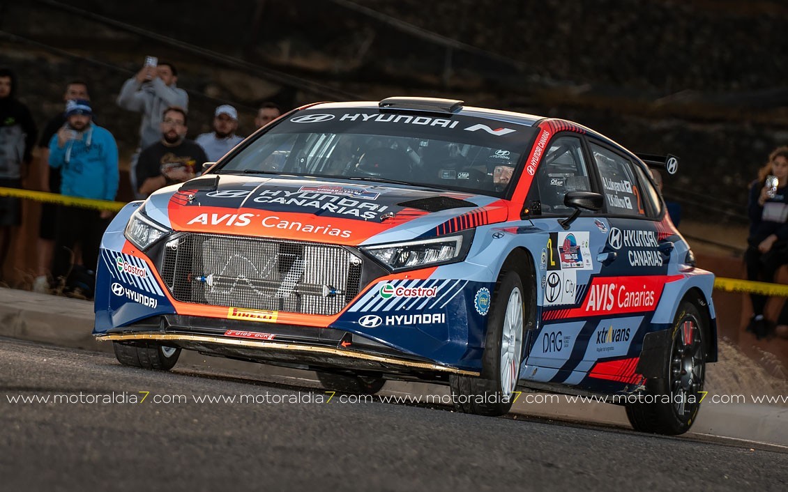 Alexey Lukyanuk primer líder del Rally Ciudad de Telde