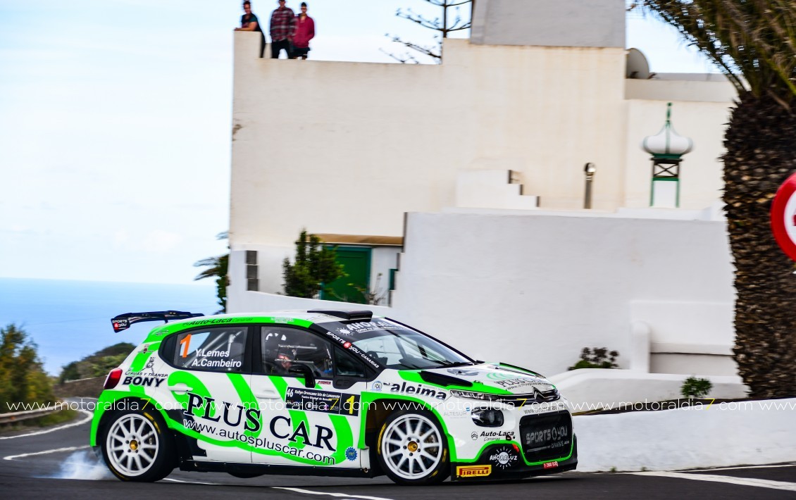 Yeray Lemes encabeza la lista en el Rallysprint Tomás Viera