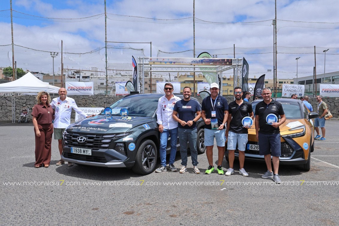 José Antonio Luján y Carles Sasplugas ganaron el II Eco Rally Lanzarote