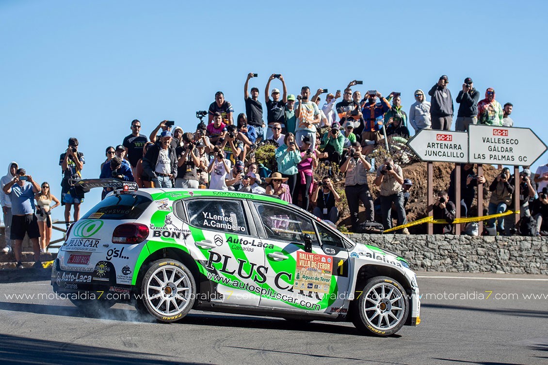 Armide Martín vuelve a ganar el Rally Villa de Teror