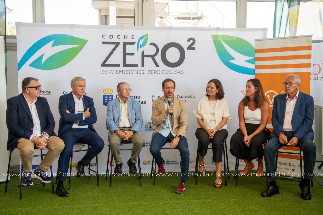 La FCA presenta el primer vehículo 100% eléctrico de competición en las islas