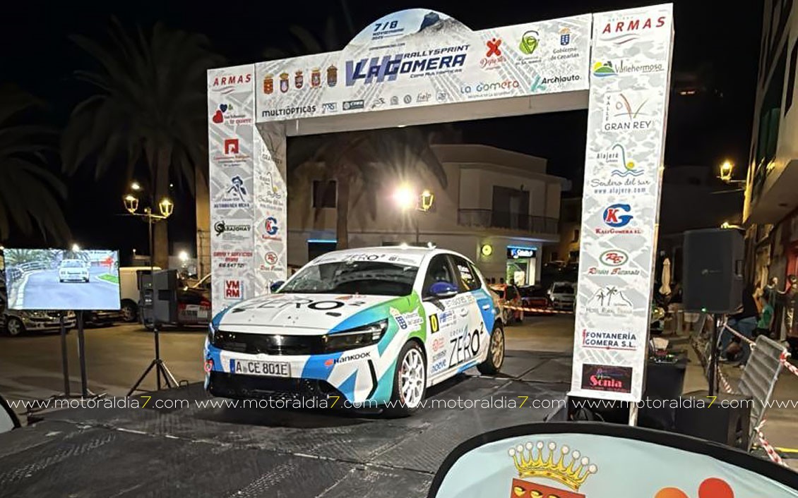 El "Coche Zero" de la FCA debuta en La Gomera con motivo de su rallysprint