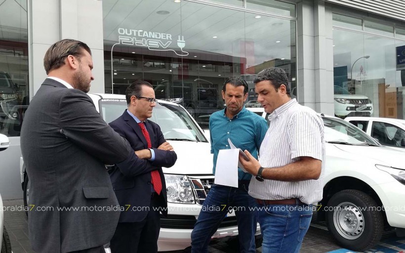  Mitsubishi con el Cabildo de Gran Canaria