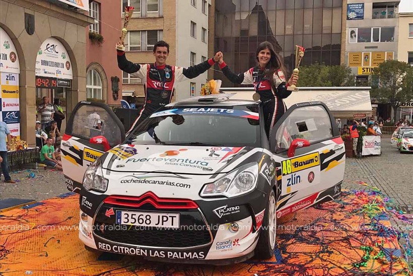 Pleno de Falcon y Peñate en el Barum Rally