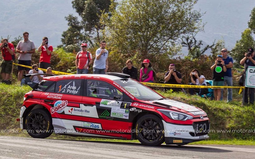 Iván Ares, acaricia el título nacional con su Hyundai i20 R5