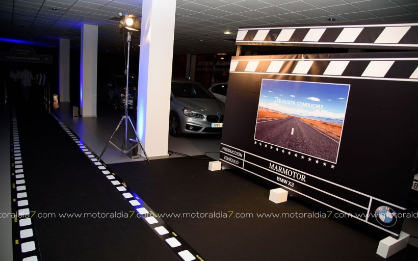 Presentación "de cine" para el nuevo BMW X3