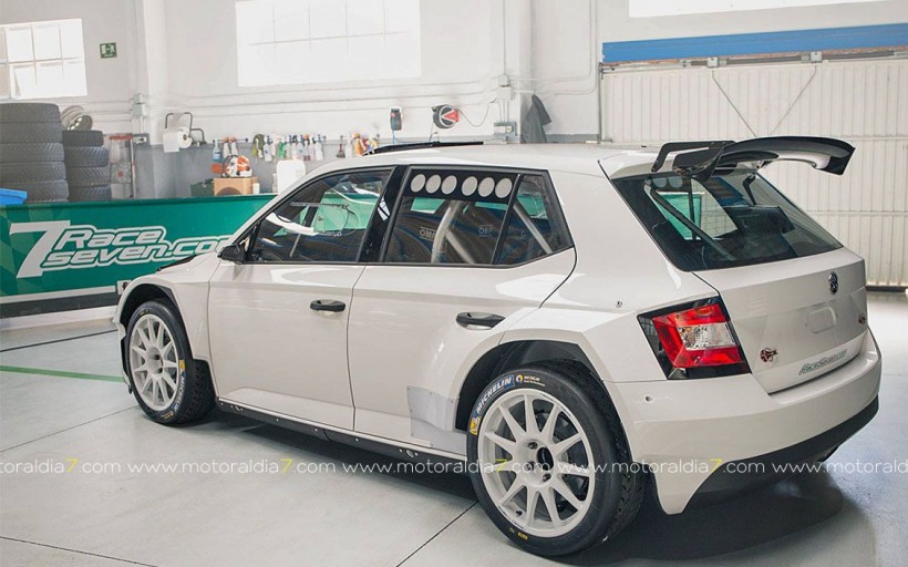 Ya llegó el Fabia R5 de Yeray Lemes