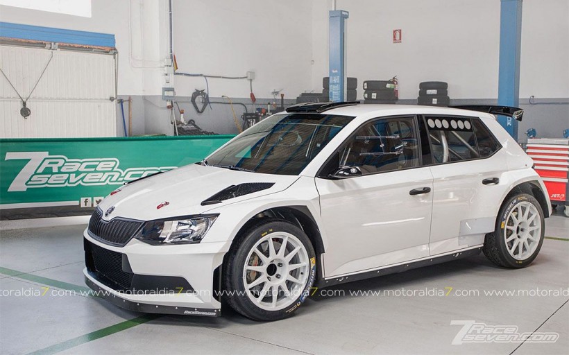 Ya llegó el Fabia R5 de Yeray Lemes