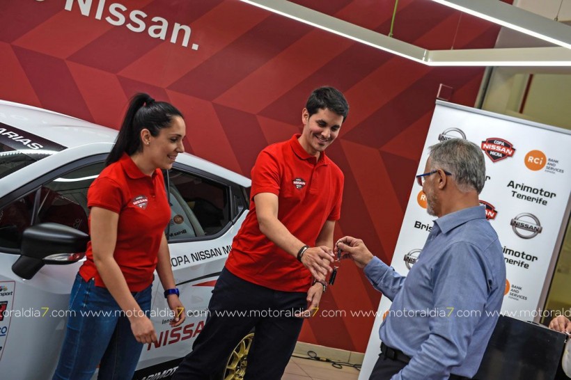 Siete equipos recogieron sus nuevos Nissan Micra de la Copa