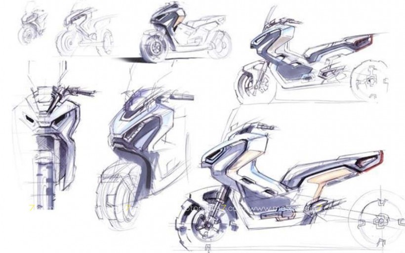 La nueva Honda X-ADV, convertida en arte