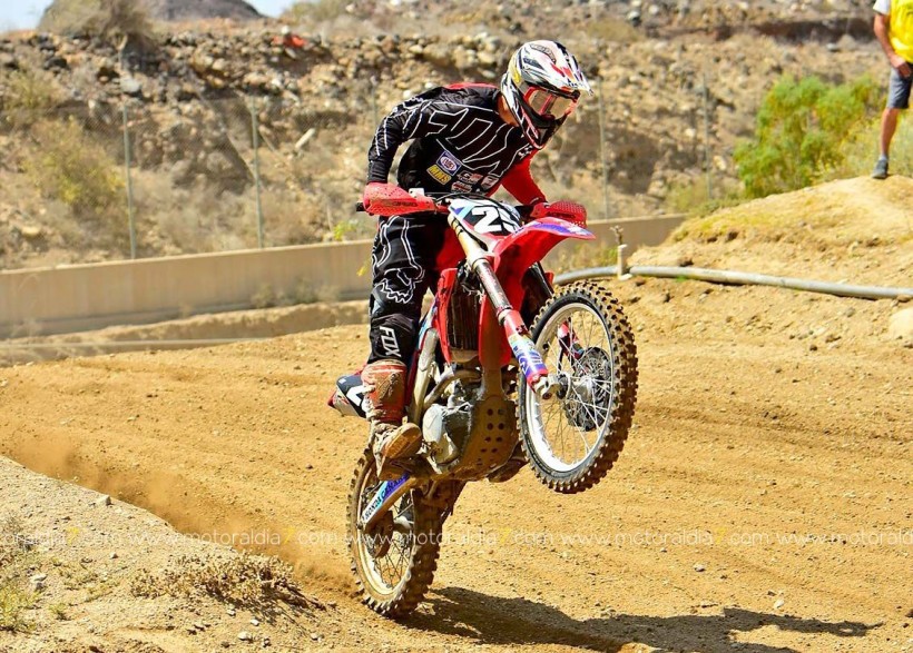 Bruno Darias se proclama Campeón de Canarias de Motocross en MX2