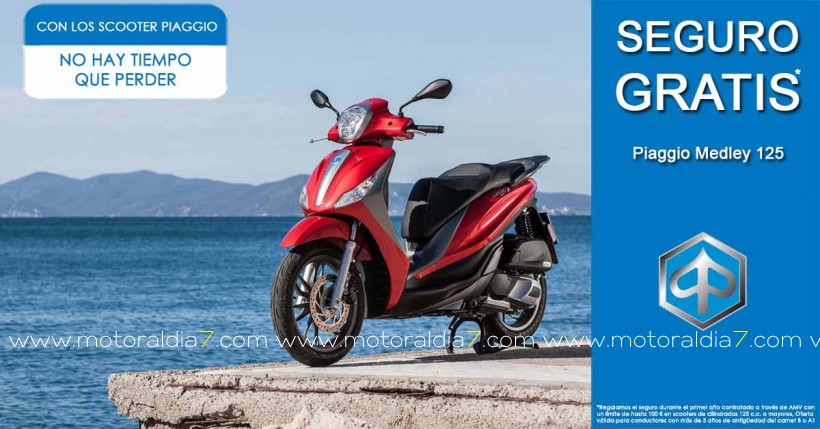 Seguro Gratis, Piaggio Medley 125