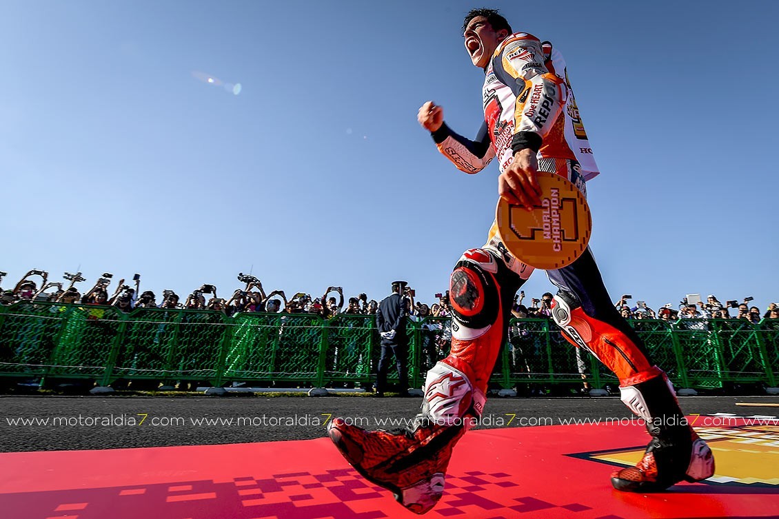 Marc Márquez se coronó campeón mundial 2018 en Motegi