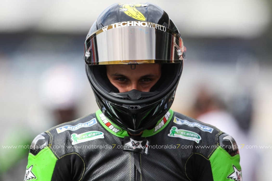 Abián Santana, primer canario campeón de Europa de Motociclismo