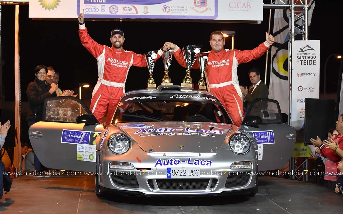 Lemes y Bonilla fueron los más rápidos con el Porsche de Auto Laca