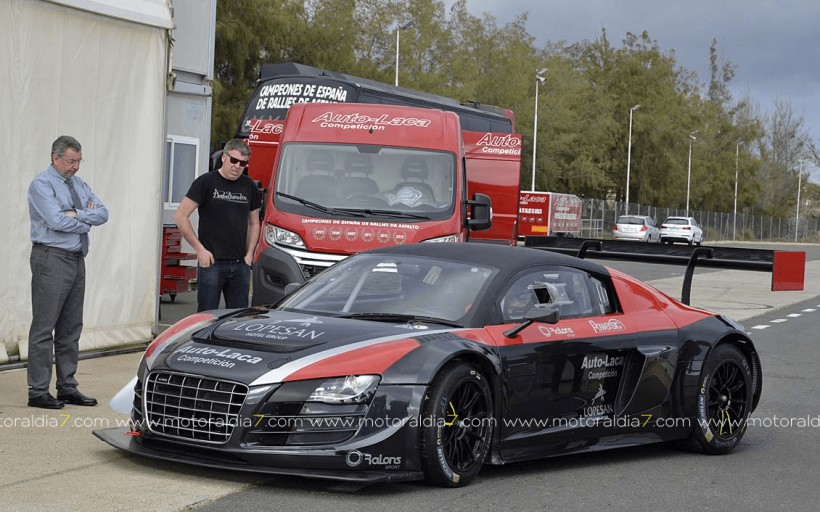 Monzón ya probó el Audi R8