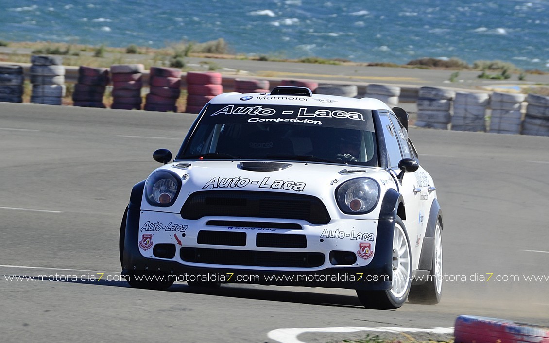 Armide Martin con el MINI JCW WRC en Güimar