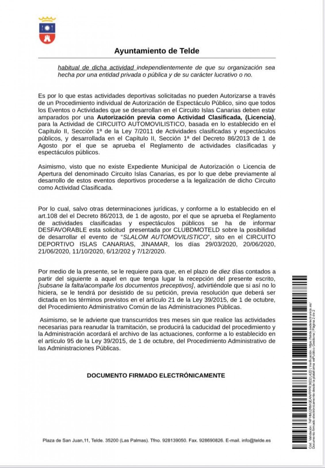 Quedan suspendidos todos los eventos en la CDIC