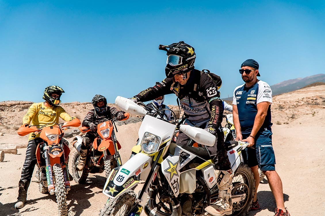 Graham Jarvis en Gran Canaria y Tenerife - Curso de enduro