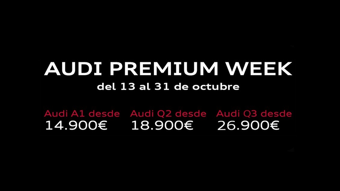 Descuentos irrepetibles en Audi Canarias