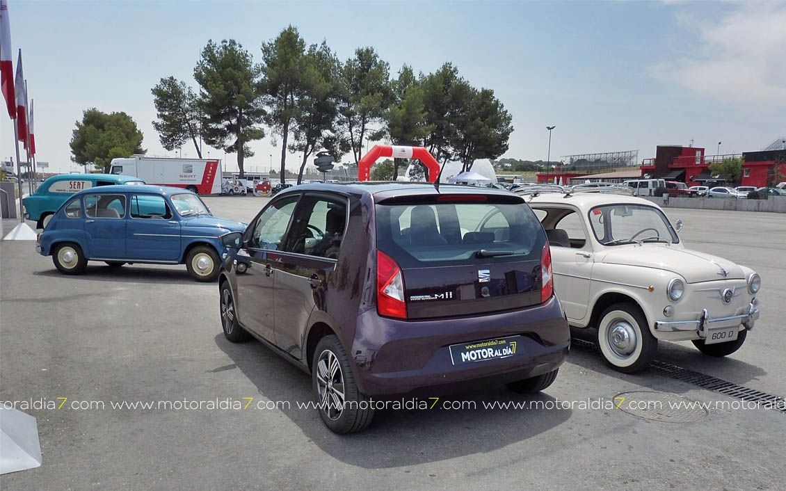 Historia y presente, juntos. SEAT 600 y Mii
