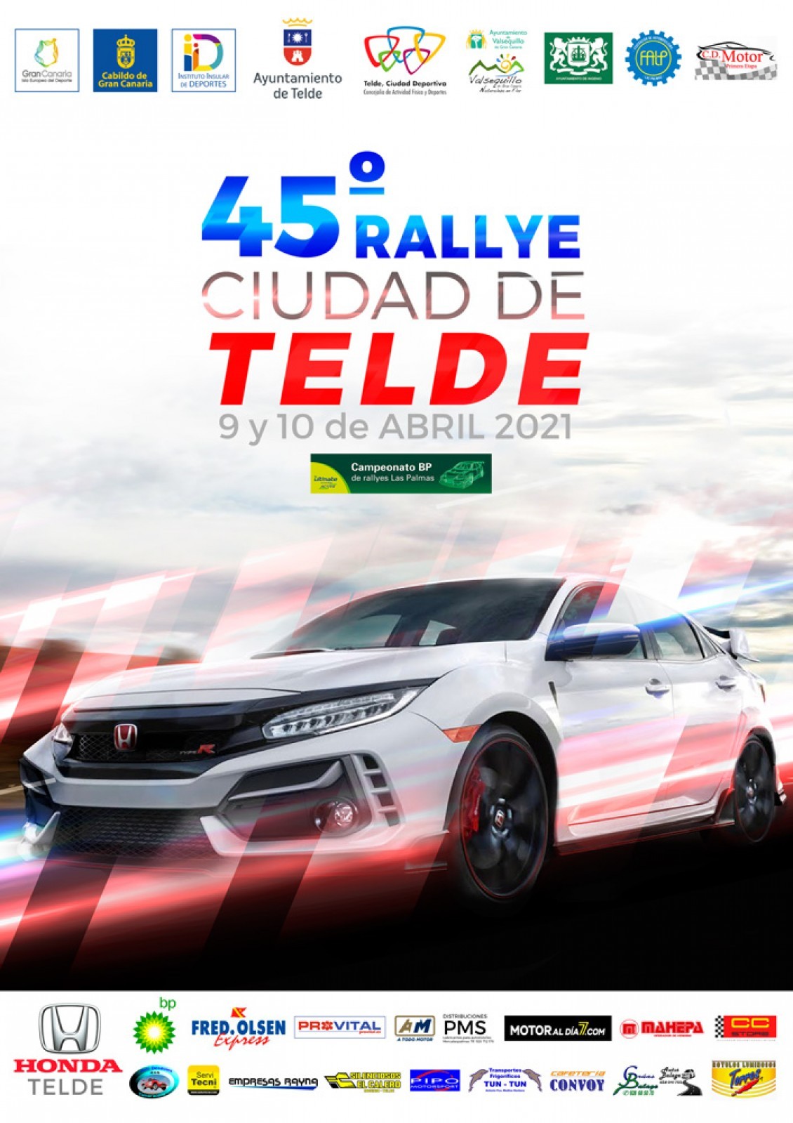 Protocolos Covid para el 45º Rally Ciudad de Telde