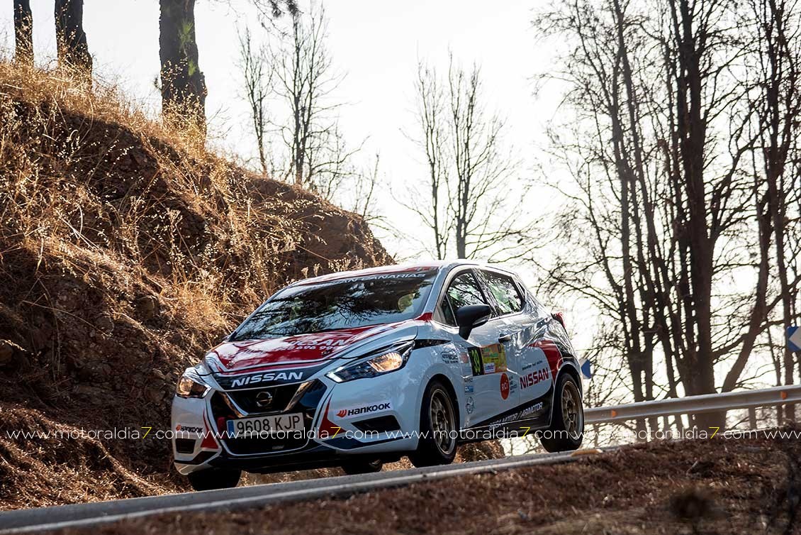 Diez equipos de la Copa Nissan Micra en el Rally Gran Canaria
