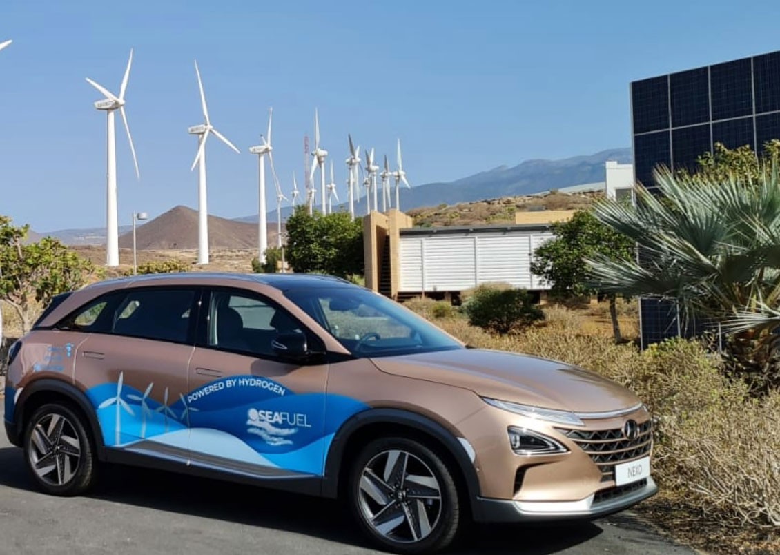 El Hyundai NEXO ya rueda por Canarias