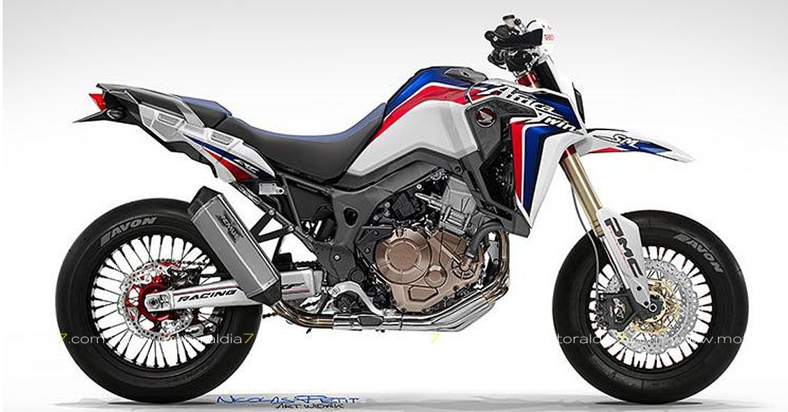 La Honda Africa Twin con Avon