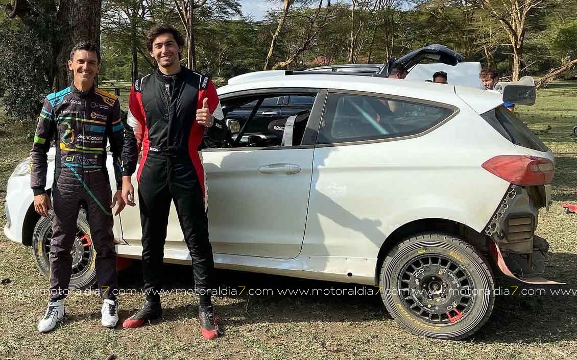 Rogelio Peñate, primer canario en participar en el Rally Safari del WRC