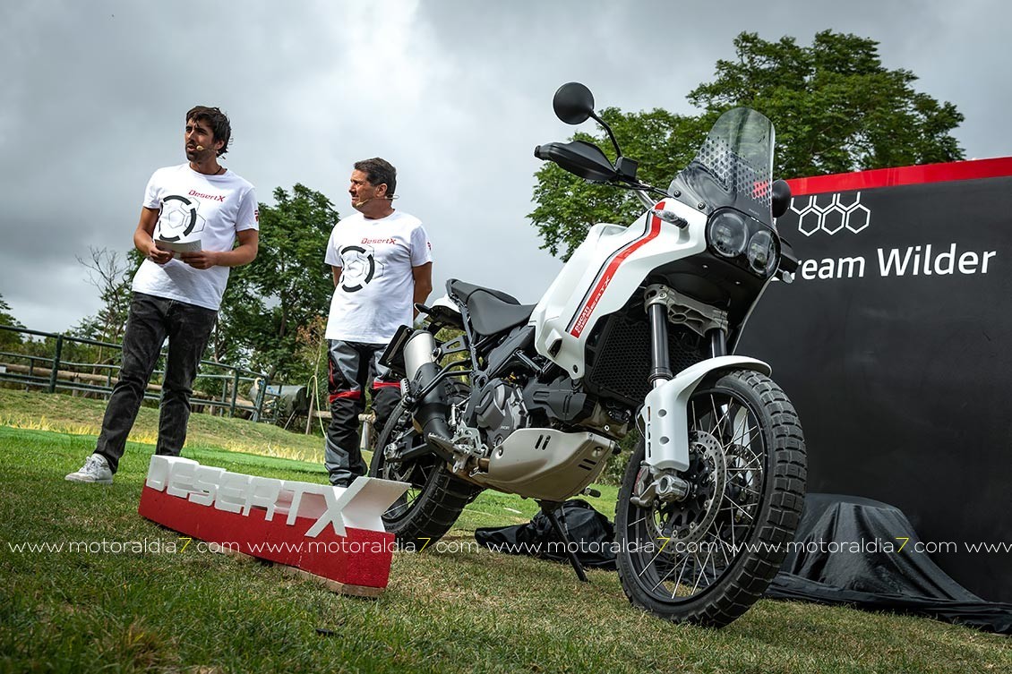 La nueva Ducati DesertX da el salto a Canarias