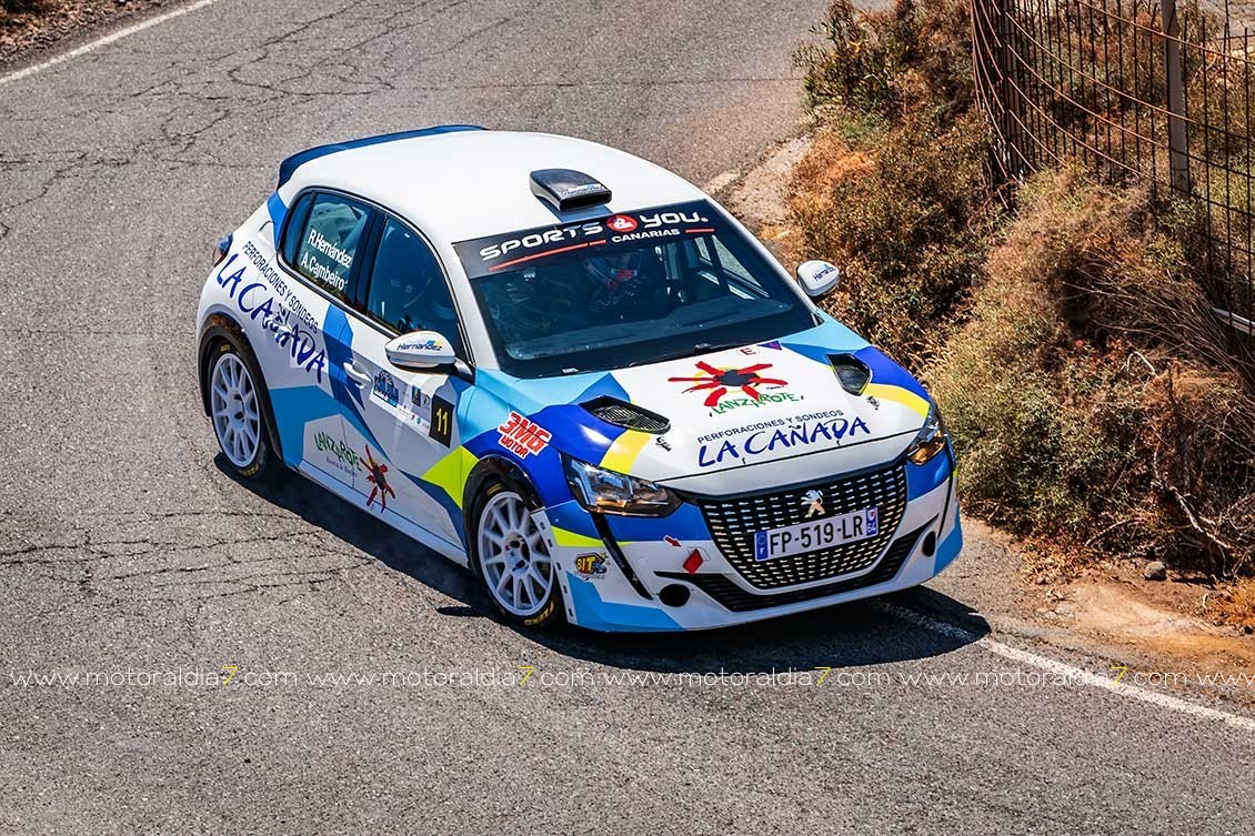 Toñi Ponce y Pedro Domínguez, los mejores en el Rally Ciudad de Telde