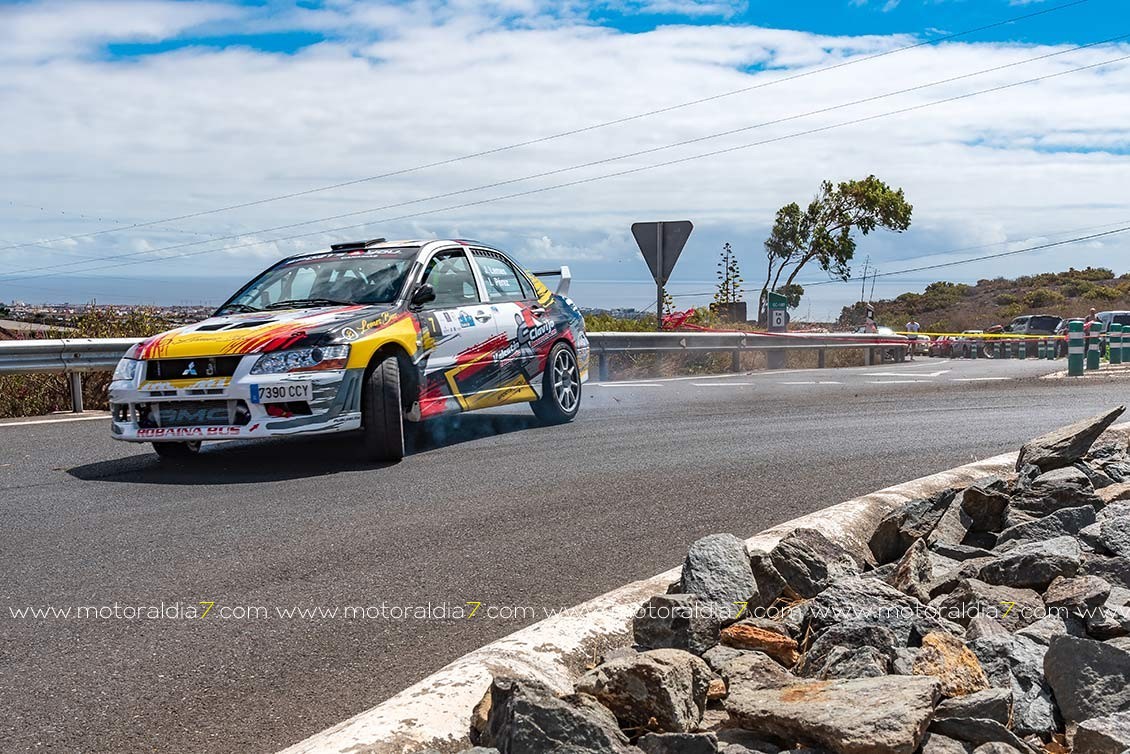 Toñi Ponce y Pedro Domínguez, los mejores en el Rally Ciudad de Telde