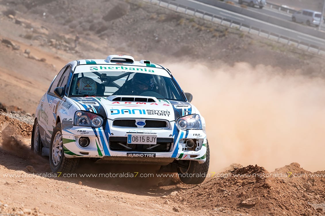 Quintana y Mujica, arrasaron en el Rally de Tierra Gran Canaria