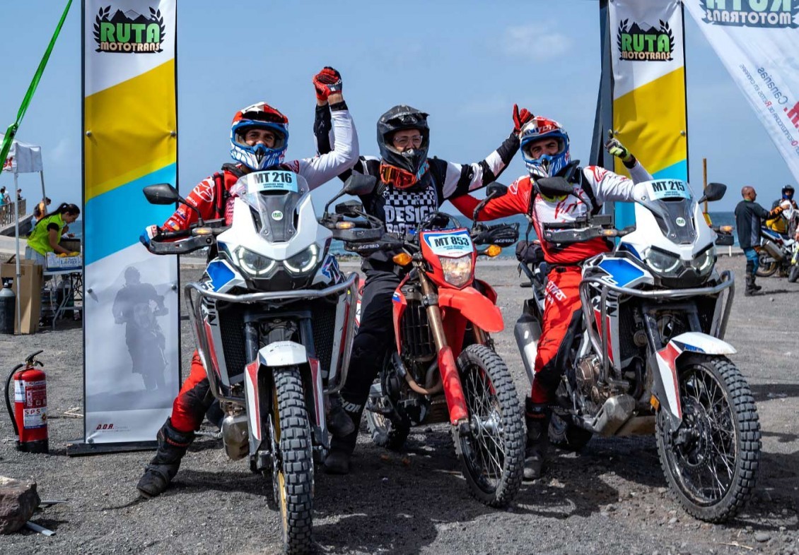 Honda Canarias completa con éxito la Ruta Mototrans 2022